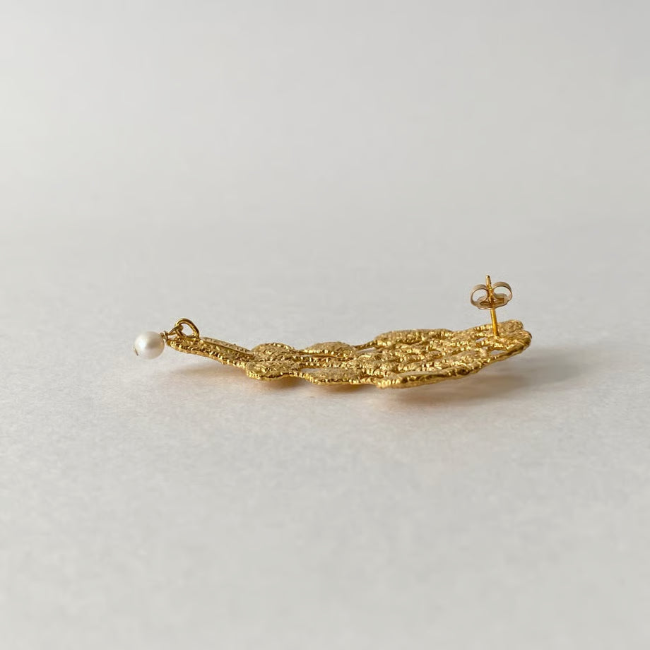 lace pierce(one side) (gold) ---274