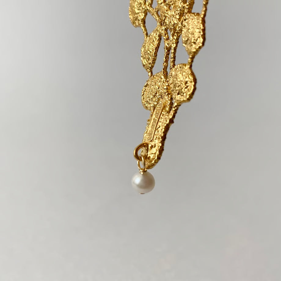 lace pierce(one side) (gold) ---274
