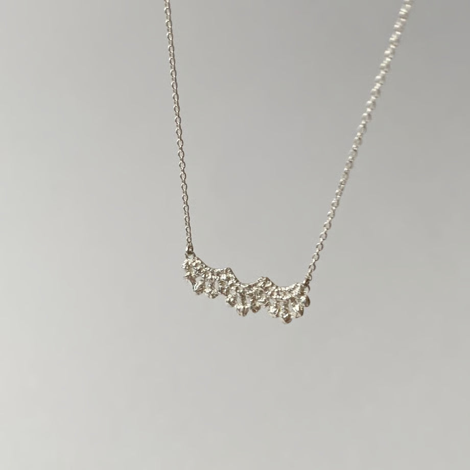 grain necklace (silver)---136