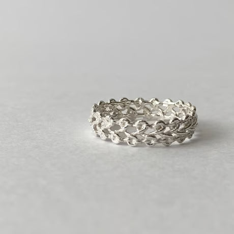 lace eternity ring (silver)---296