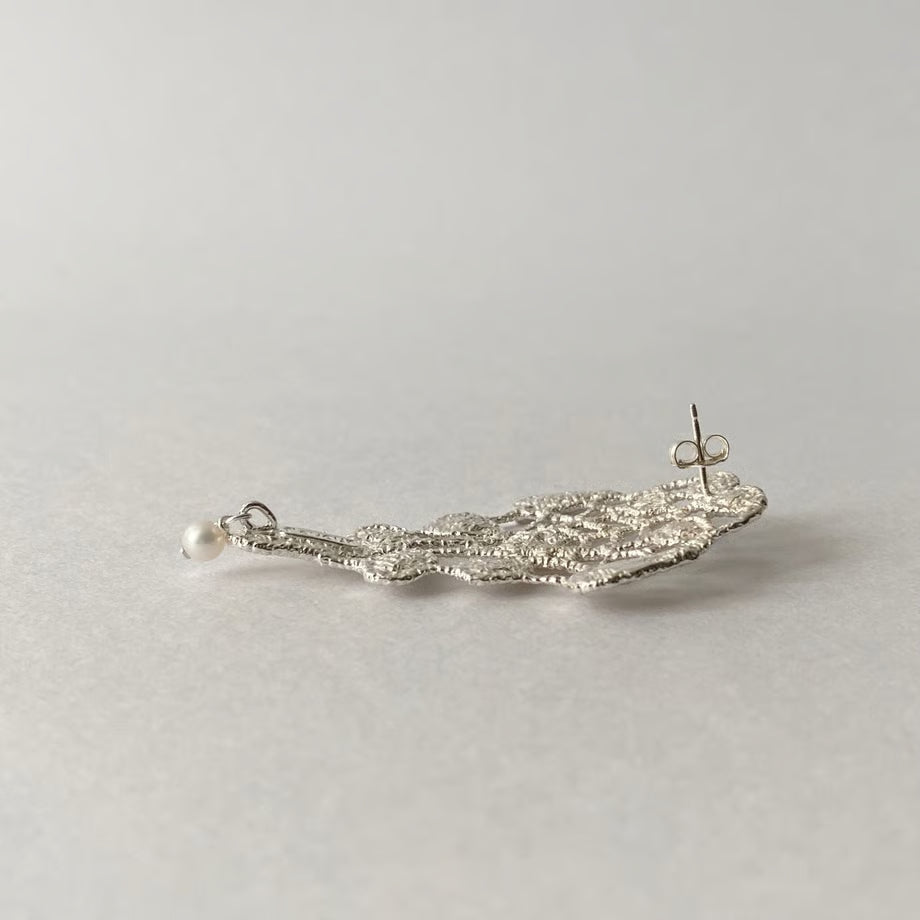 lace pierce (one side)(silver) ---274