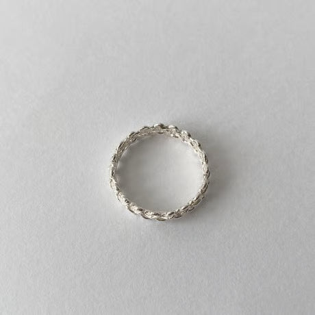lace eternity ring (silver)---296