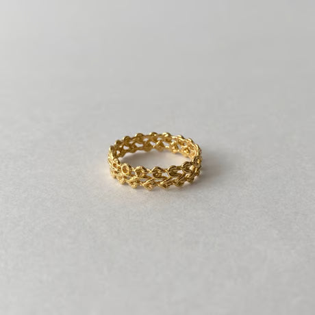 lace eternity ring (gold)---296