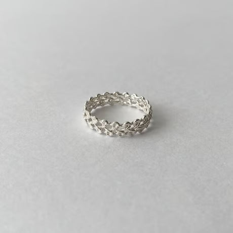 lace eternity ring (silver)---296