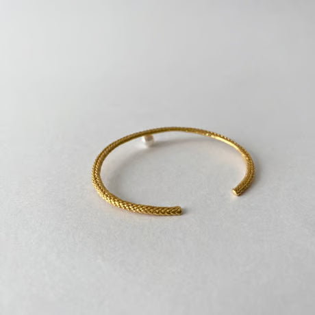 lace braid bangle (gold)---157