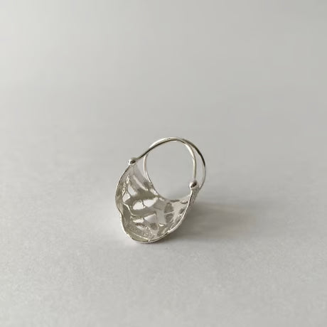 lace deco ring (silver)---268