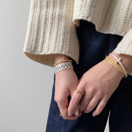 loop bangle (silver)---024