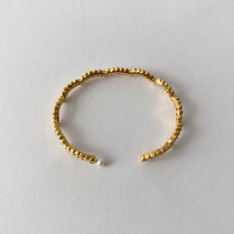 lace small wave bangle(gold)---191