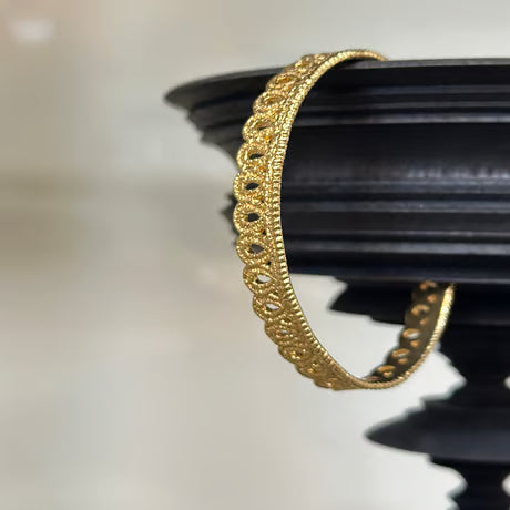 lace small loop bangle (gold)---185