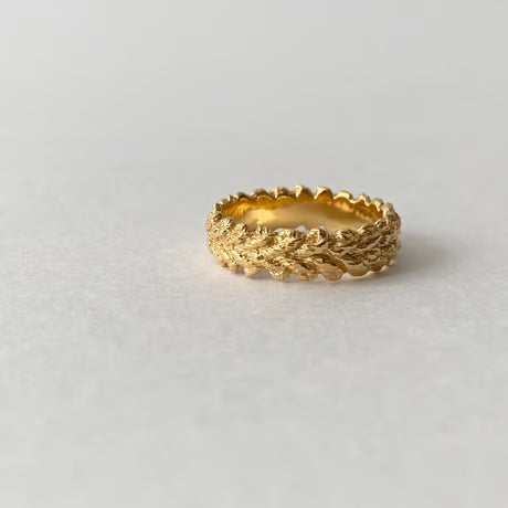 lace laurel ring (gold)---112