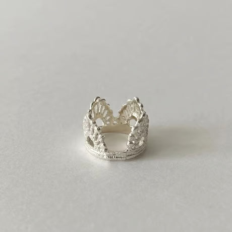 bud ring(silver)---346