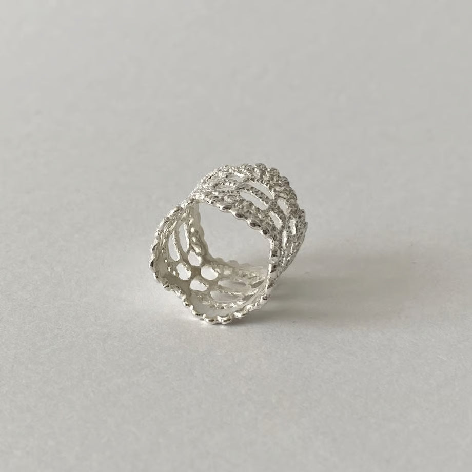 sedum ring(silver)---342