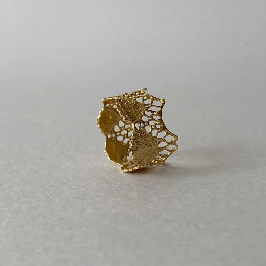 lace ring(gold)---363