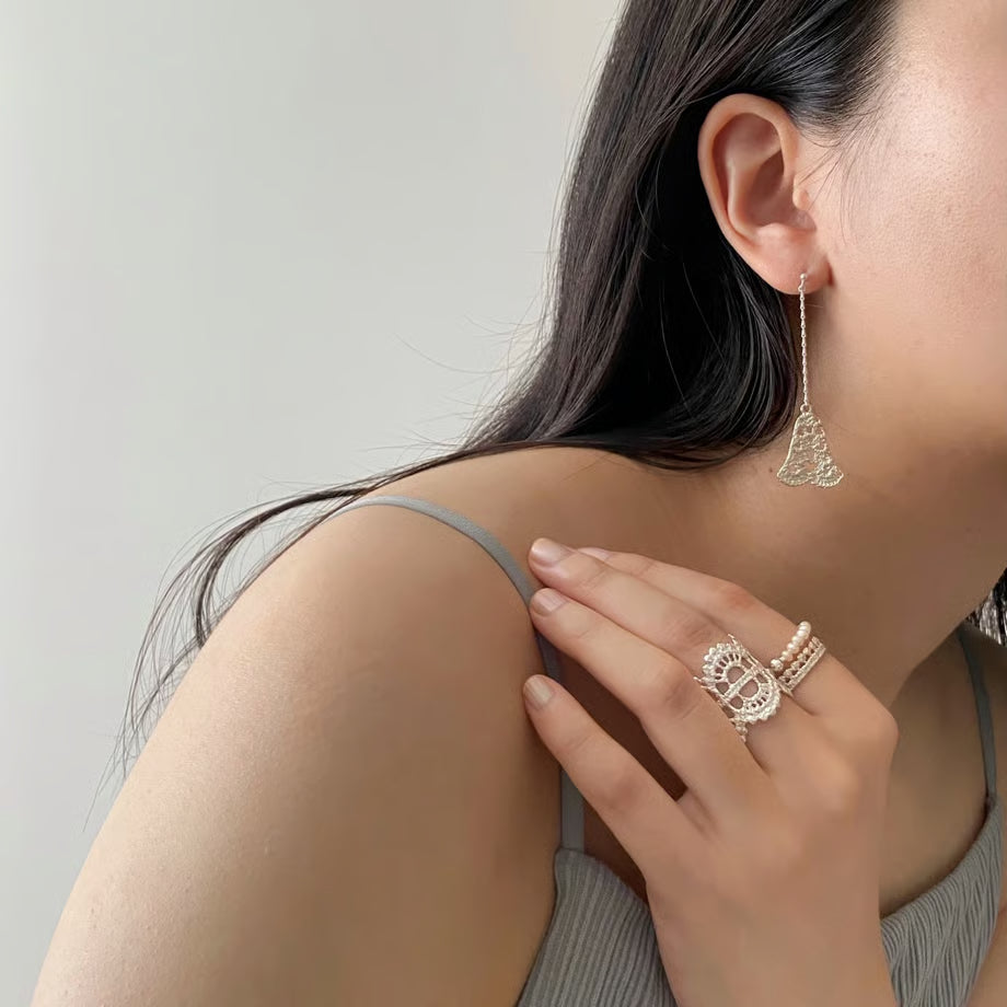 sedum ring(silver)---342