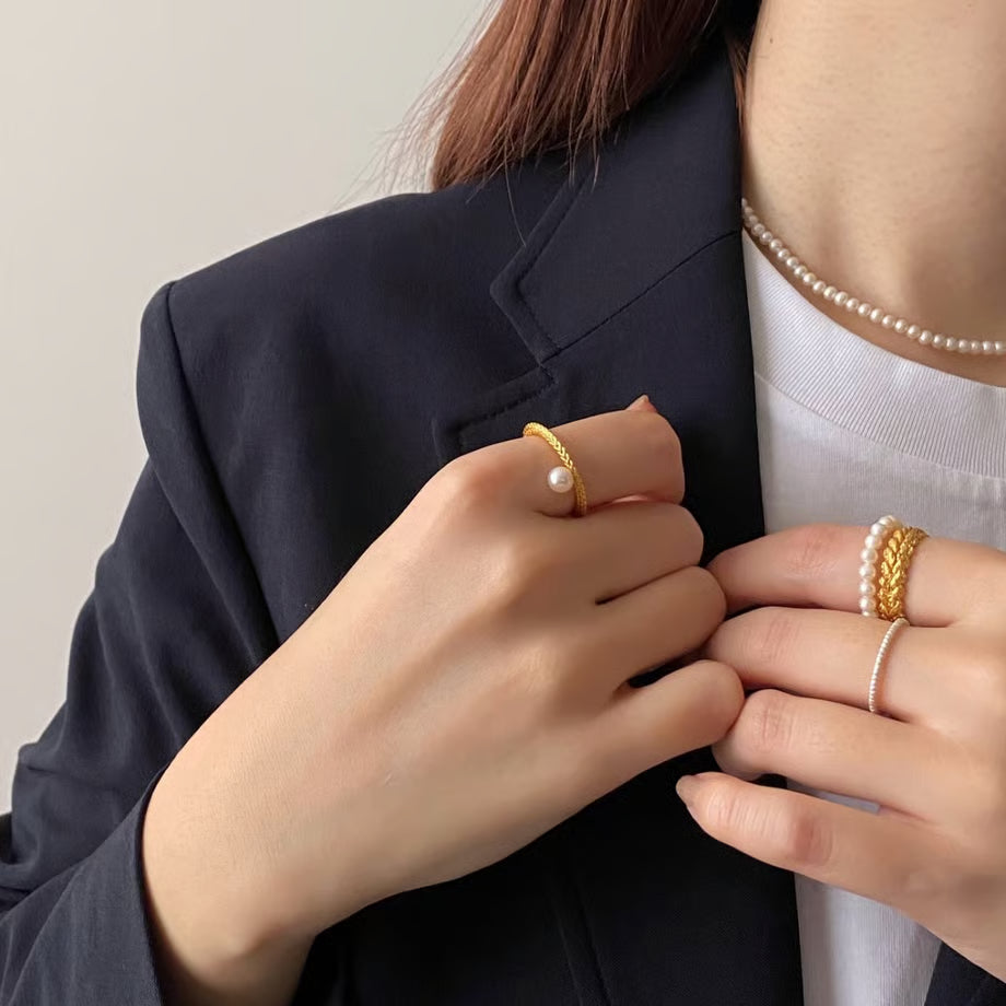 lace laurel ring (gold)---112