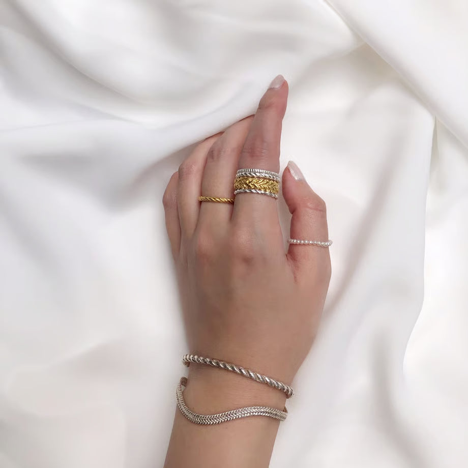 lace laurel ring (gold)---112