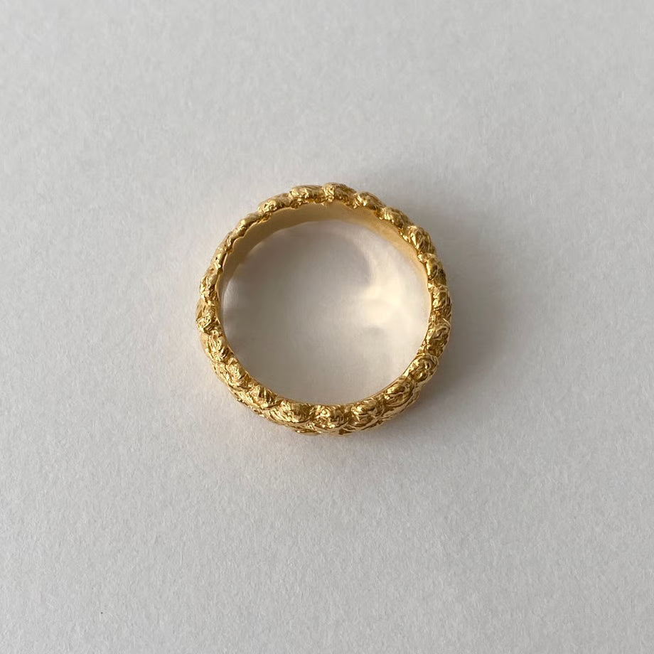 lace laurel ring (gold)---112